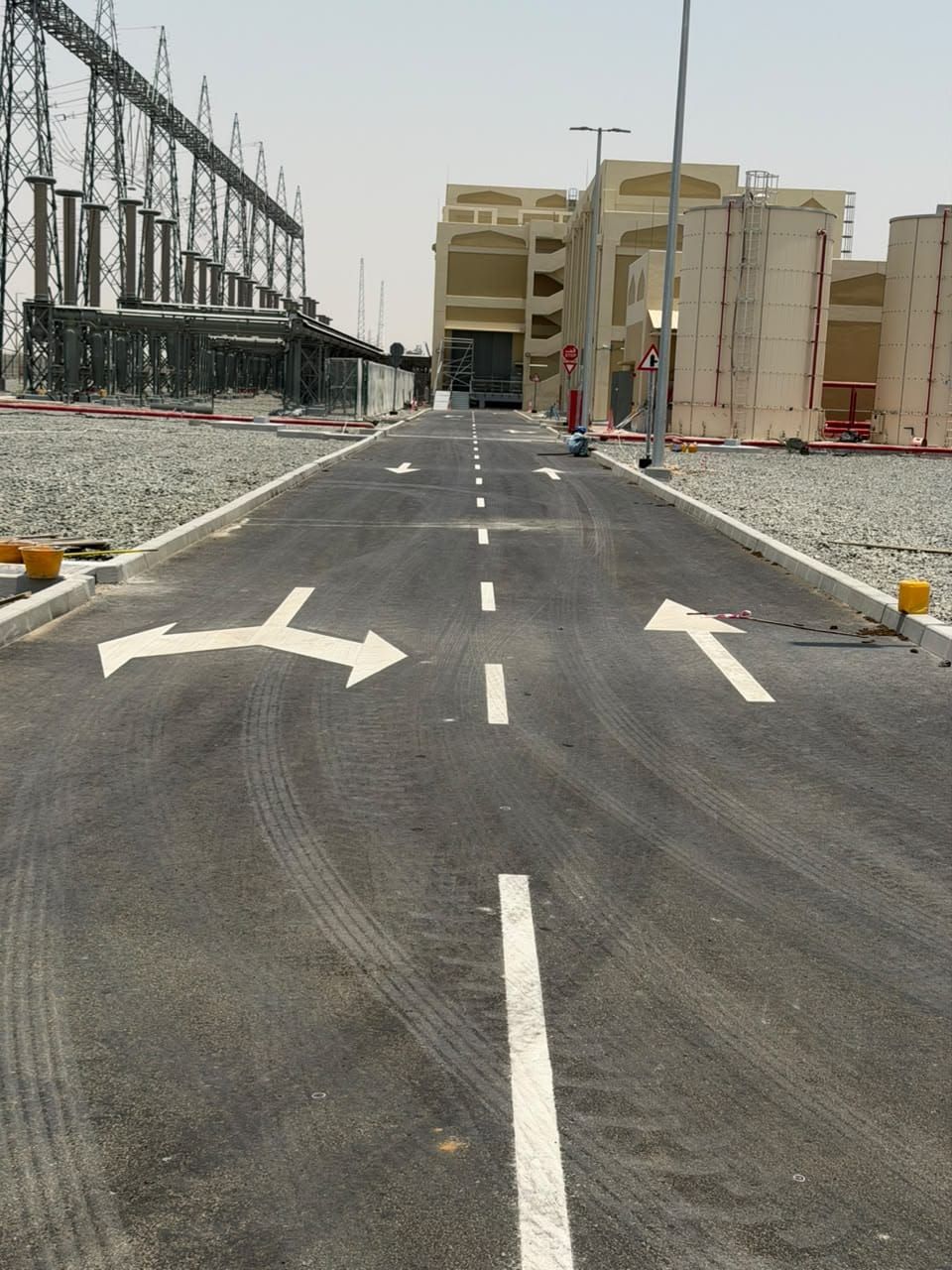 Ajban Solar PV Plant, completed works